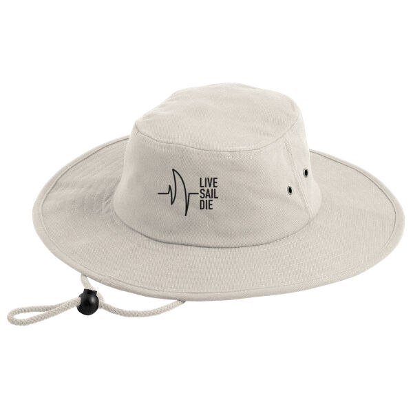 Wide Brim Sun Hat (Off-White) Wide Brim Sun Hat (Off-White) Thumbnail